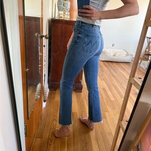 MOTHER The Hustler Ankle Fray